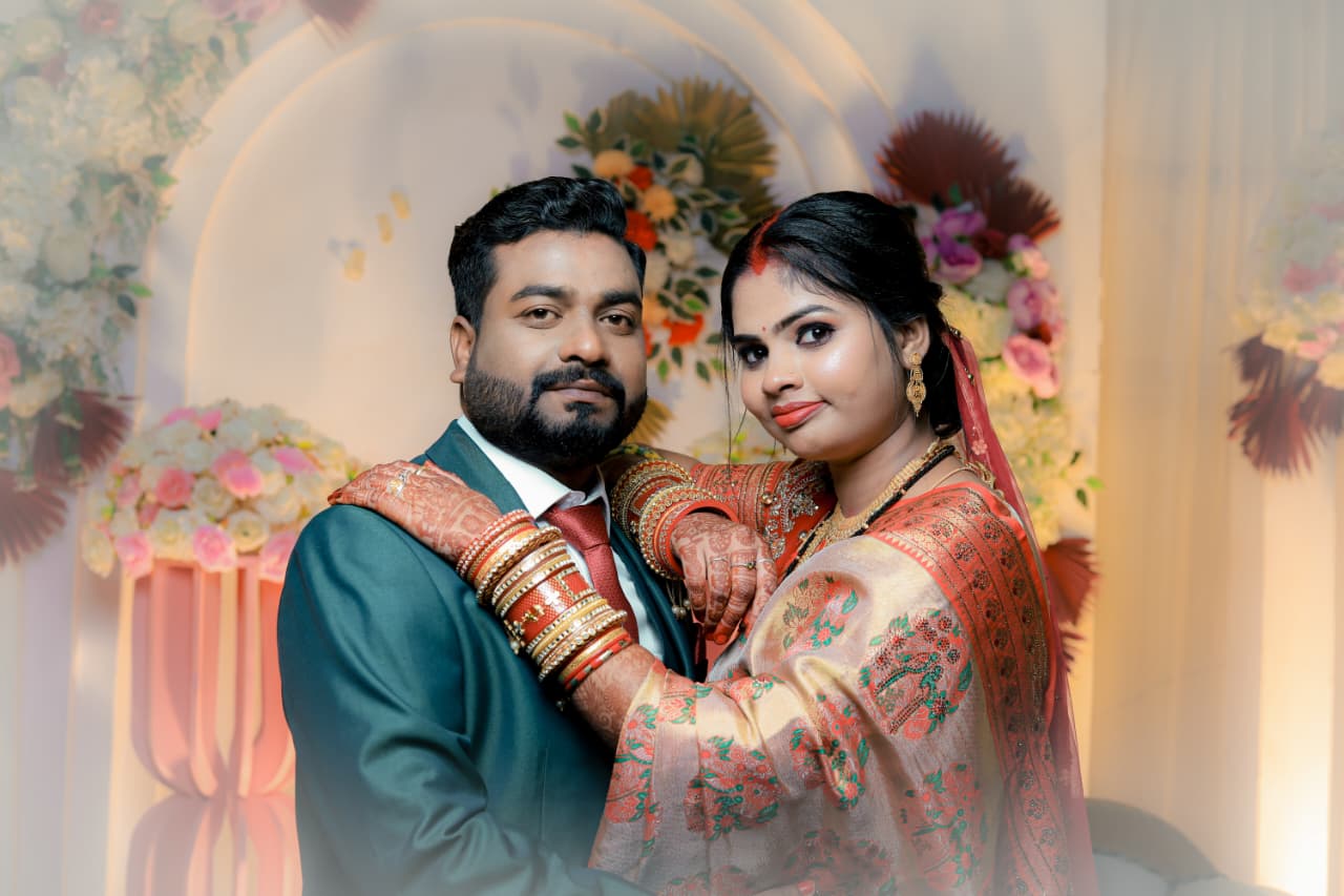 Enchanted Love - Beautiful couple pre-wedding photoshoot in front of a historic heritage temple in Jatani, Odisha.